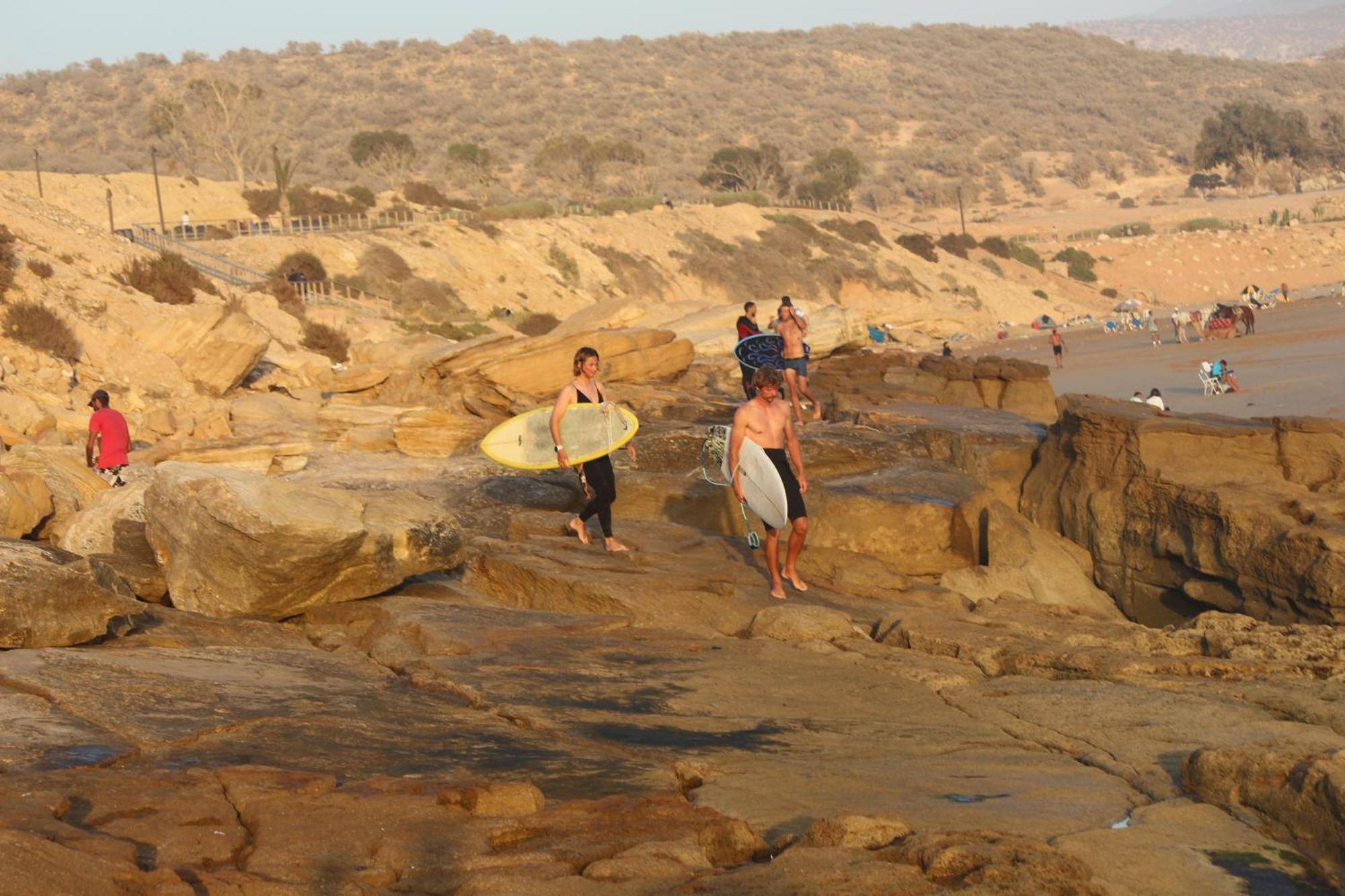 Sable Beach Surf Camp Taghazout Ngoại thất bức ảnh
