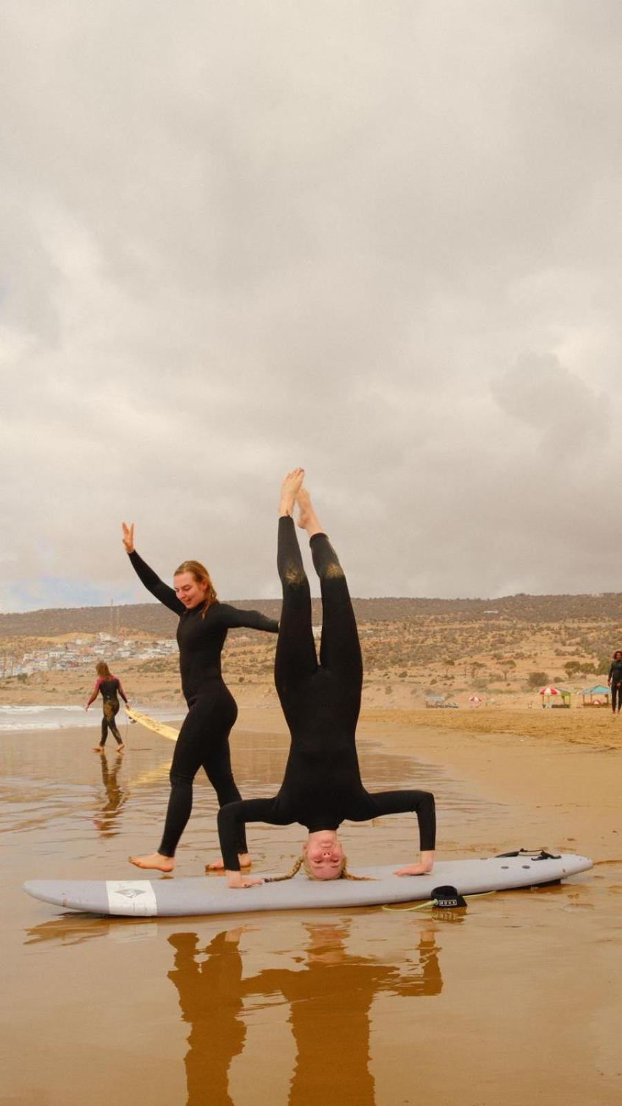 Sable Beach Surf Camp Taghazout Ngoại thất bức ảnh