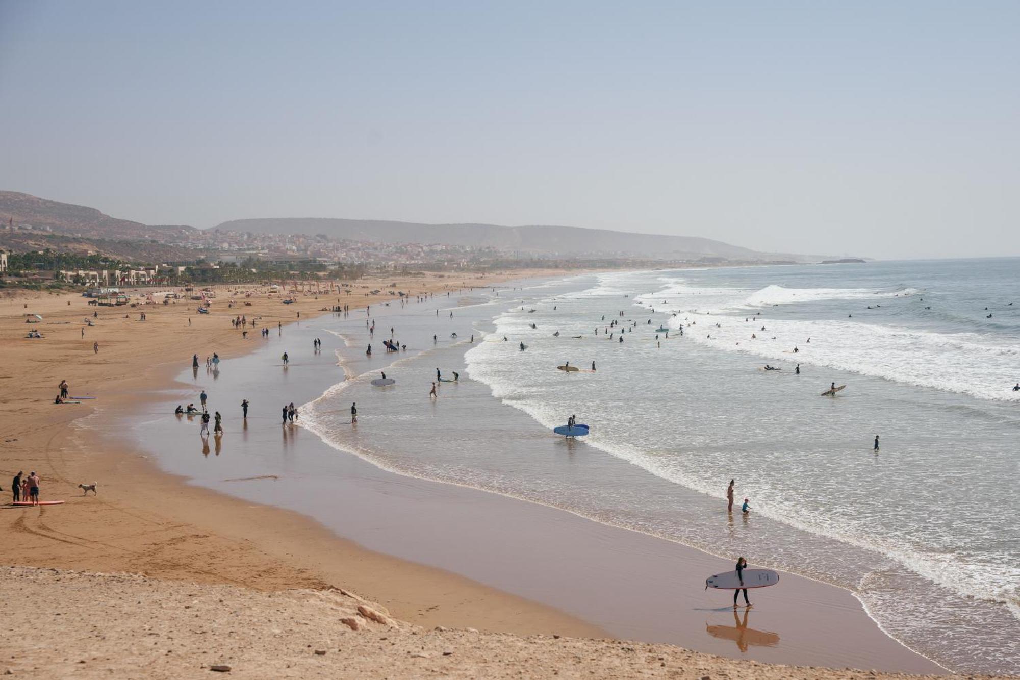Sable Beach Surf Camp Taghazout Ngoại thất bức ảnh